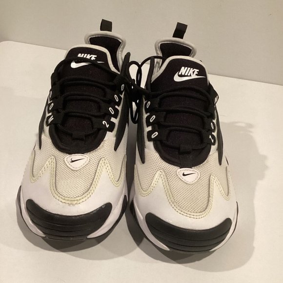 Nike Zoom 2K White Black Air Max Zoom 2000 Boys Youth Size 4.5 - Picture 1 of 5